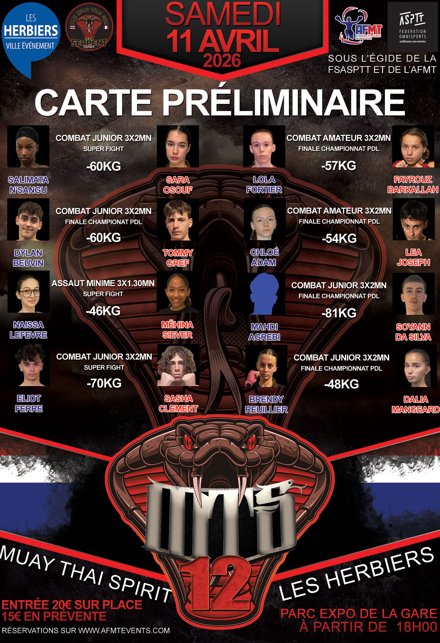 carte preliminaire mts12